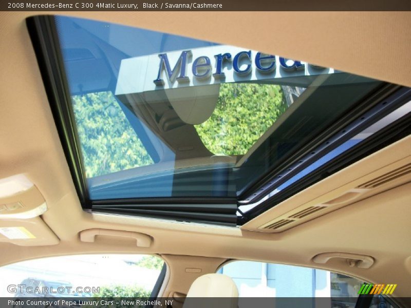 Black / Savanna/Cashmere 2008 Mercedes-Benz C 300 4Matic Luxury