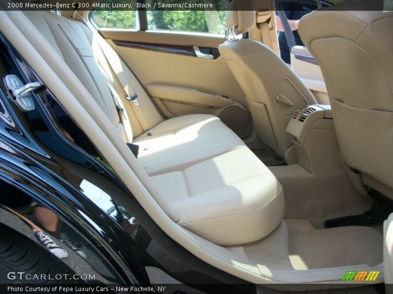 Black / Savanna/Cashmere 2008 Mercedes-Benz C 300 4Matic Luxury