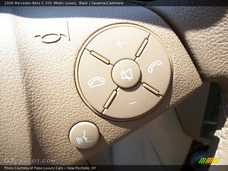Black / Savanna/Cashmere 2008 Mercedes-Benz C 300 4Matic Luxury