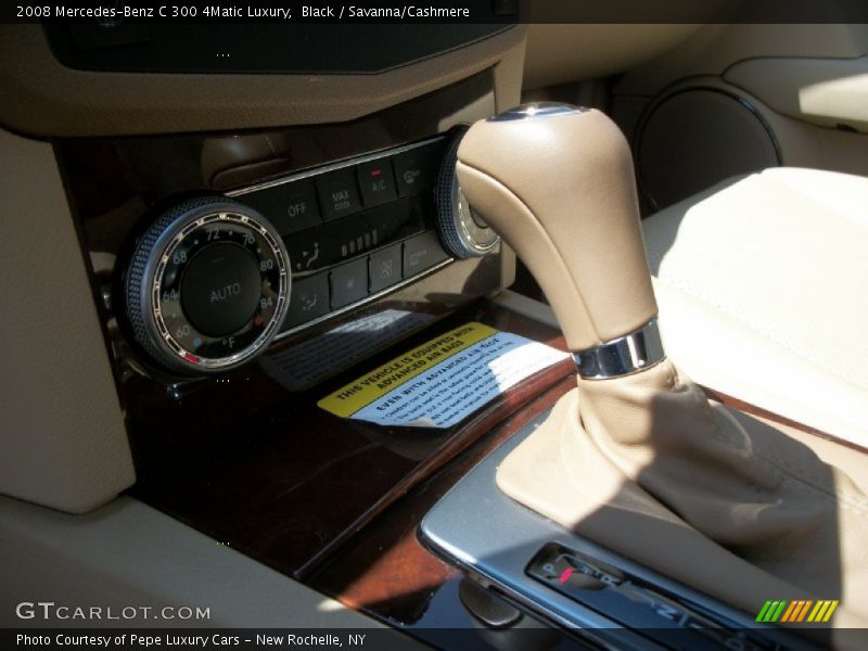 Black / Savanna/Cashmere 2008 Mercedes-Benz C 300 4Matic Luxury