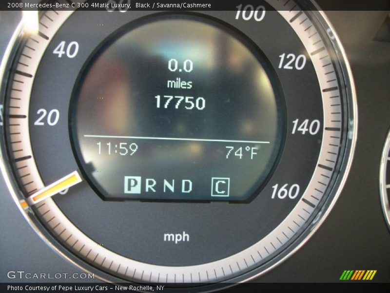 Black / Savanna/Cashmere 2008 Mercedes-Benz C 300 4Matic Luxury