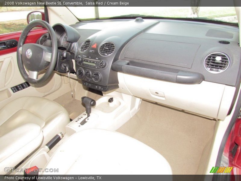 Salsa Red / Cream Beige 2008 Volkswagen New Beetle SE Convertible