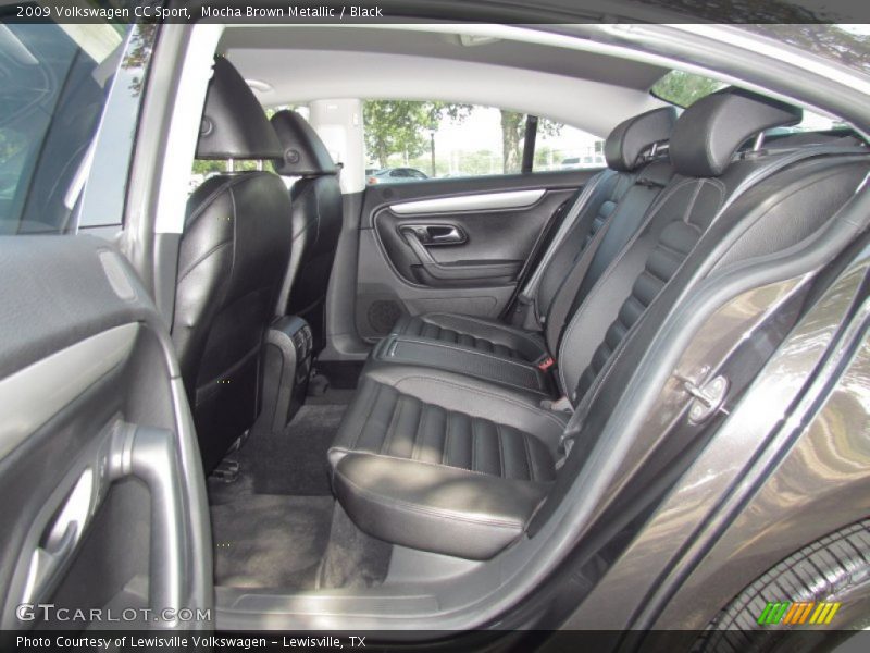 Mocha Brown Metallic / Black 2009 Volkswagen CC Sport