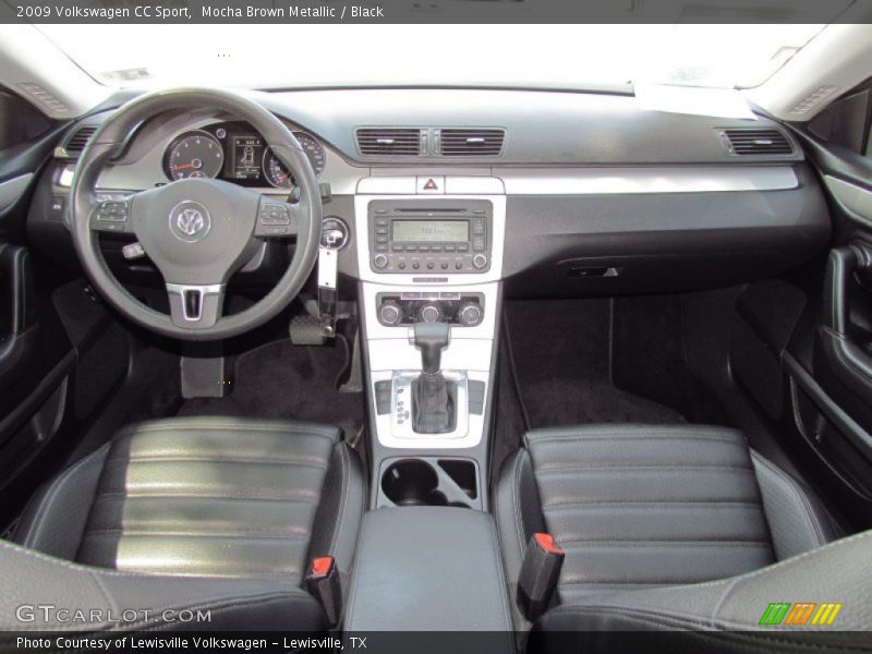 Mocha Brown Metallic / Black 2009 Volkswagen CC Sport