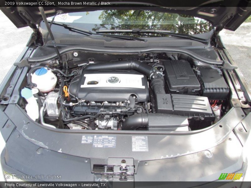 Mocha Brown Metallic / Black 2009 Volkswagen CC Sport