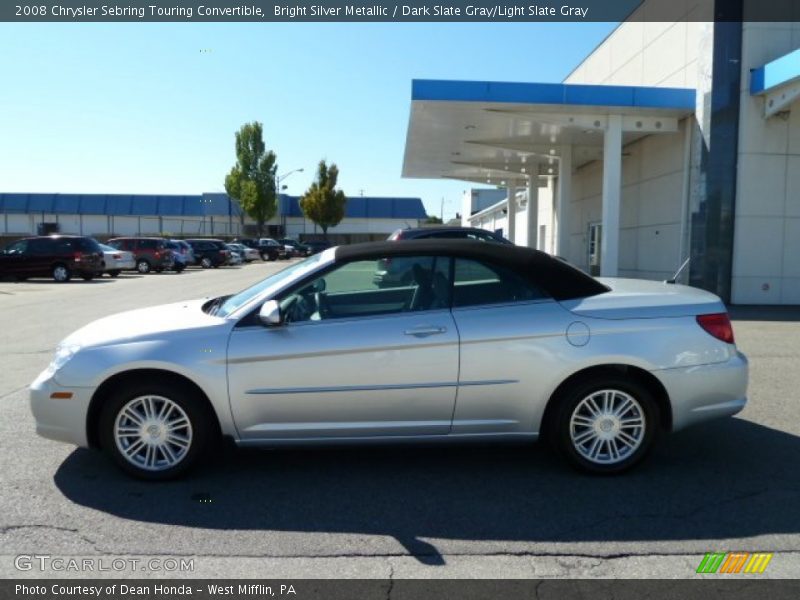 Bright Silver Metallic / Dark Slate Gray/Light Slate Gray 2008 Chrysler Sebring Touring Convertible