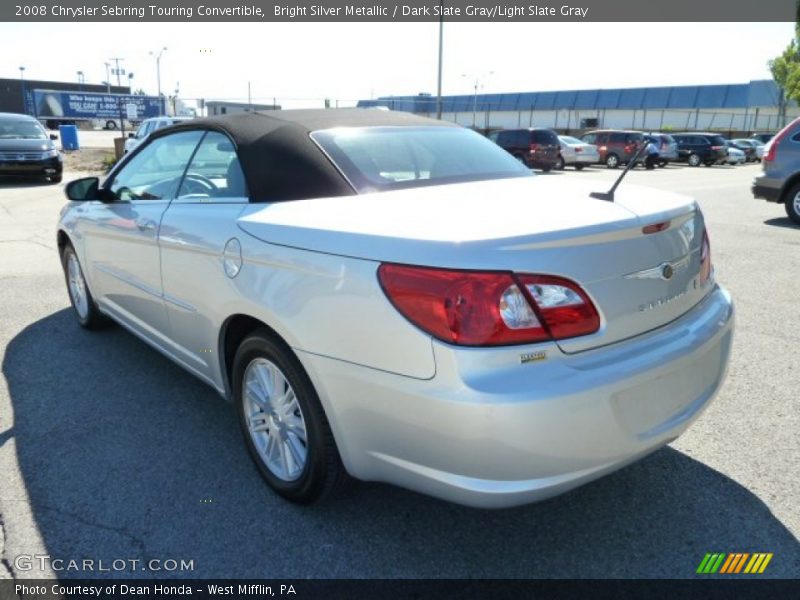 Bright Silver Metallic / Dark Slate Gray/Light Slate Gray 2008 Chrysler Sebring Touring Convertible