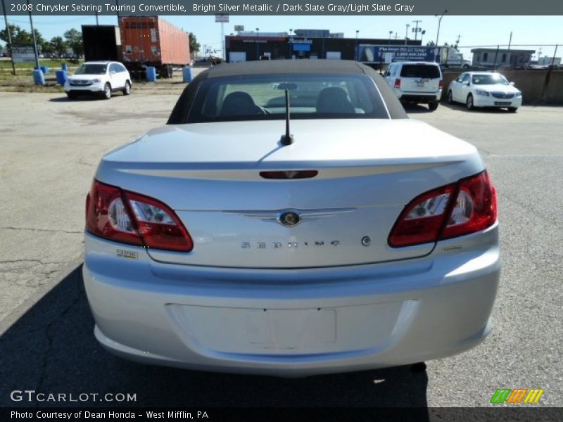 Bright Silver Metallic / Dark Slate Gray/Light Slate Gray 2008 Chrysler Sebring Touring Convertible
