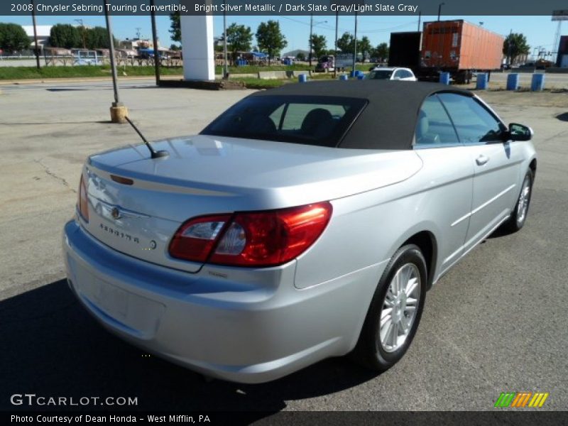 Bright Silver Metallic / Dark Slate Gray/Light Slate Gray 2008 Chrysler Sebring Touring Convertible