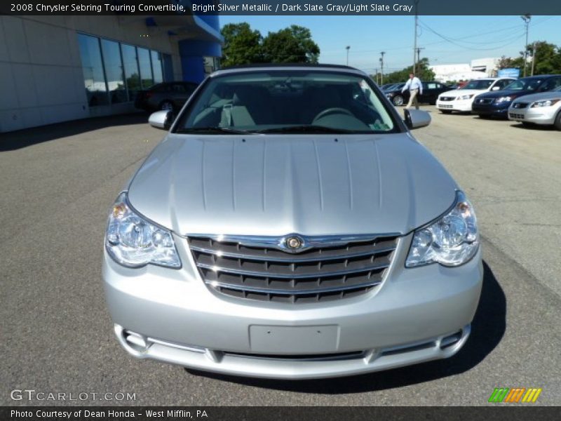 Bright Silver Metallic / Dark Slate Gray/Light Slate Gray 2008 Chrysler Sebring Touring Convertible