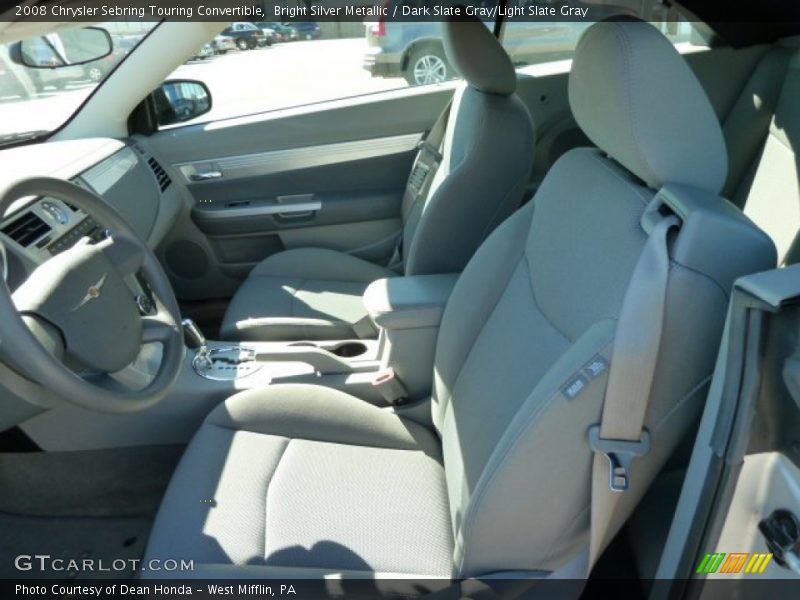 Bright Silver Metallic / Dark Slate Gray/Light Slate Gray 2008 Chrysler Sebring Touring Convertible