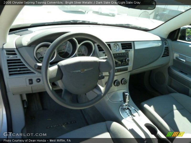 Bright Silver Metallic / Dark Slate Gray/Light Slate Gray 2008 Chrysler Sebring Touring Convertible