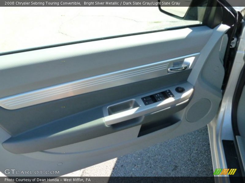 Bright Silver Metallic / Dark Slate Gray/Light Slate Gray 2008 Chrysler Sebring Touring Convertible