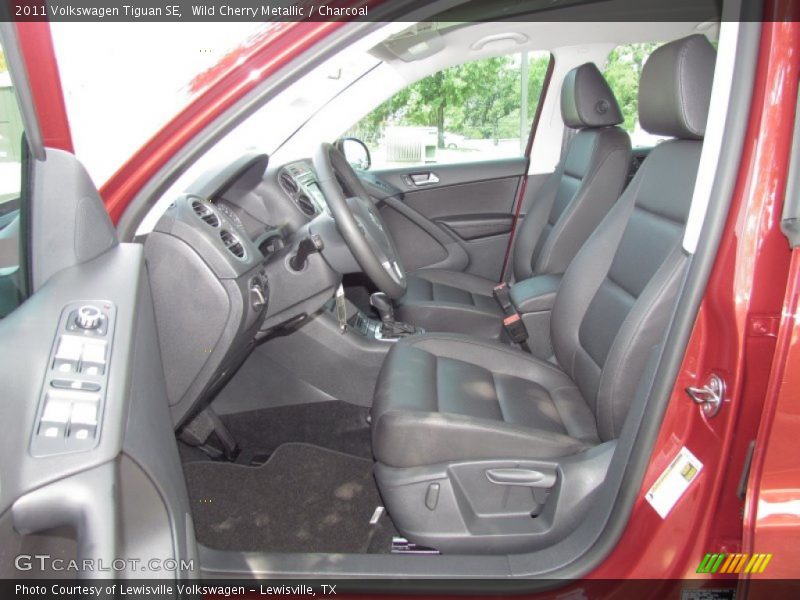 Wild Cherry Metallic / Charcoal 2011 Volkswagen Tiguan SE