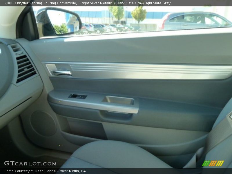 Bright Silver Metallic / Dark Slate Gray/Light Slate Gray 2008 Chrysler Sebring Touring Convertible