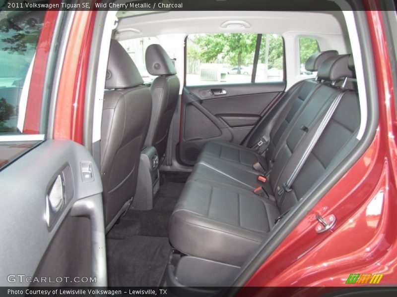Wild Cherry Metallic / Charcoal 2011 Volkswagen Tiguan SE