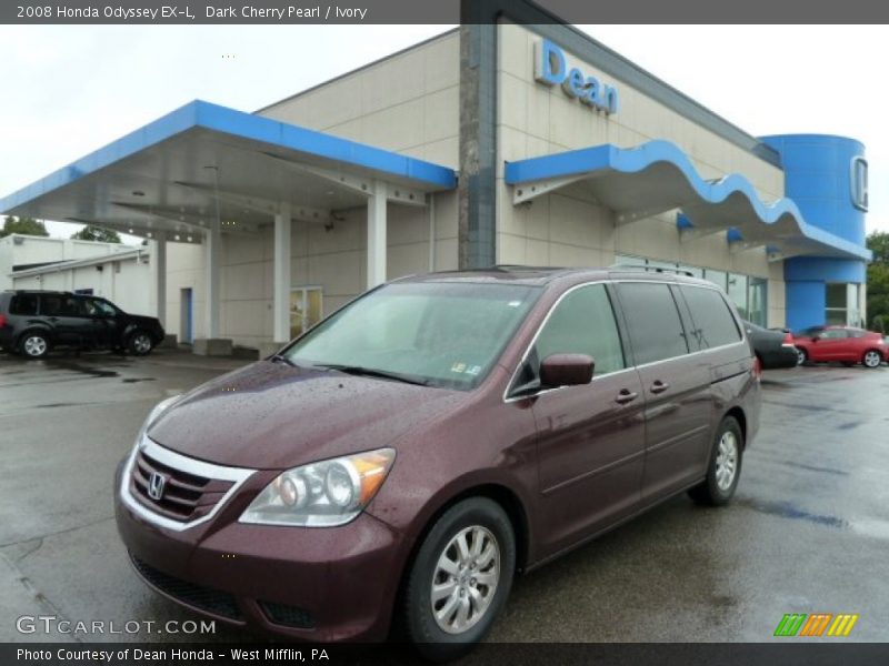 Dark Cherry Pearl / Ivory 2008 Honda Odyssey EX-L