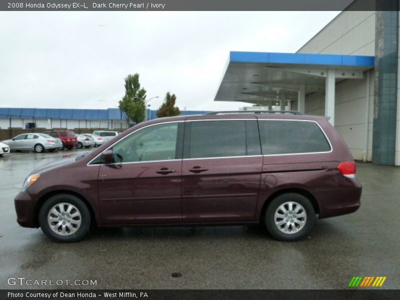 Dark Cherry Pearl / Ivory 2008 Honda Odyssey EX-L