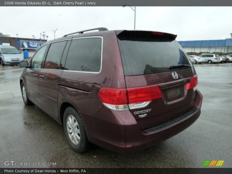 Dark Cherry Pearl / Ivory 2008 Honda Odyssey EX-L