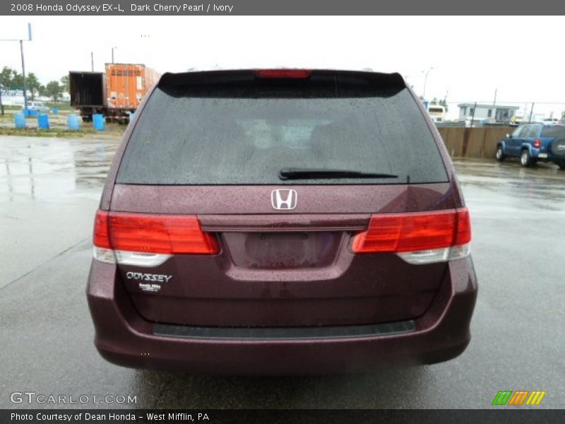 Dark Cherry Pearl / Ivory 2008 Honda Odyssey EX-L