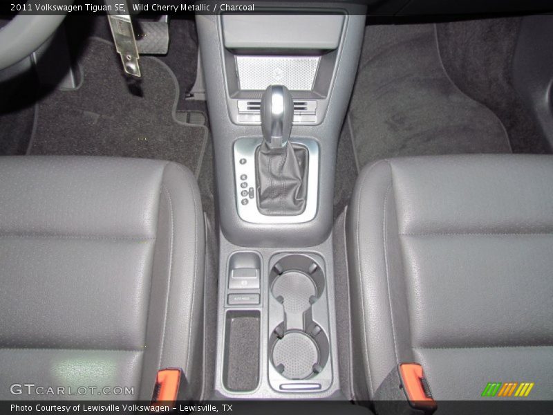 Wild Cherry Metallic / Charcoal 2011 Volkswagen Tiguan SE