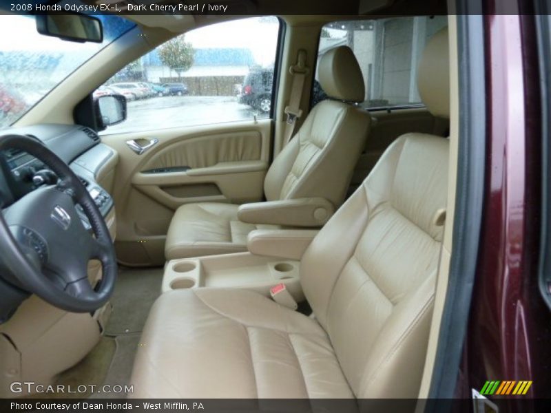 Dark Cherry Pearl / Ivory 2008 Honda Odyssey EX-L