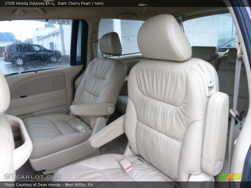 Dark Cherry Pearl / Ivory 2008 Honda Odyssey EX-L