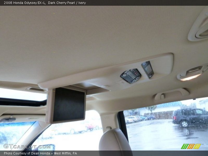 Dark Cherry Pearl / Ivory 2008 Honda Odyssey EX-L