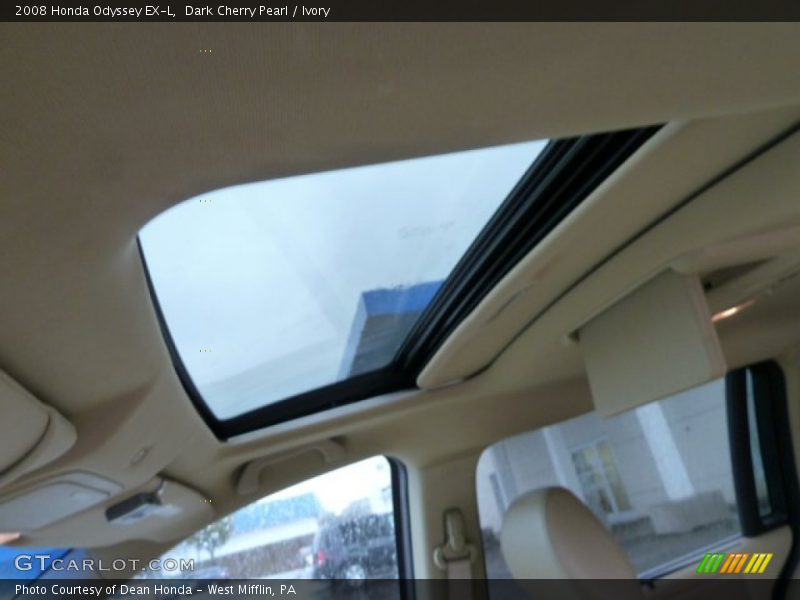 Dark Cherry Pearl / Ivory 2008 Honda Odyssey EX-L