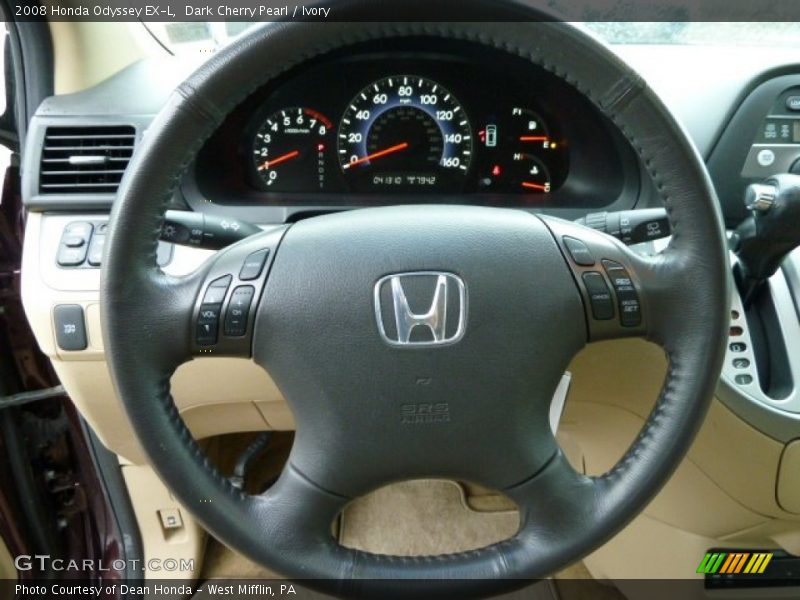 Dark Cherry Pearl / Ivory 2008 Honda Odyssey EX-L