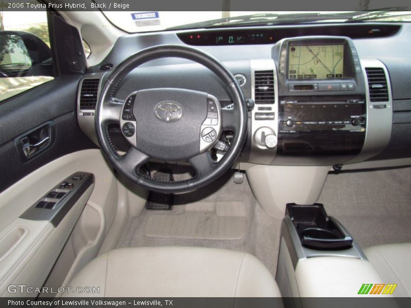 Black / Beige 2006 Toyota Prius Hybrid