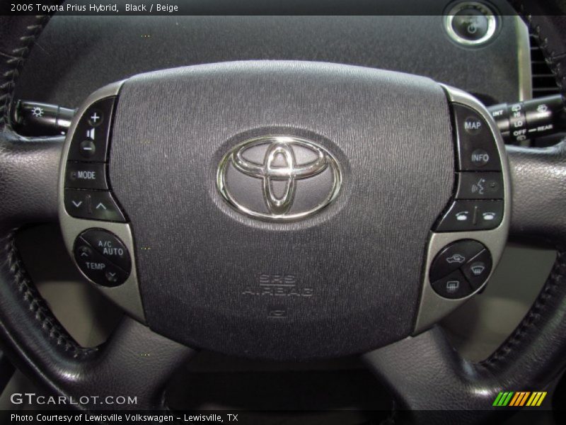 Black / Beige 2006 Toyota Prius Hybrid