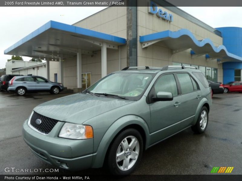 Titanium Green Metallic / Pebble 2005 Ford Freestyle Limited AWD