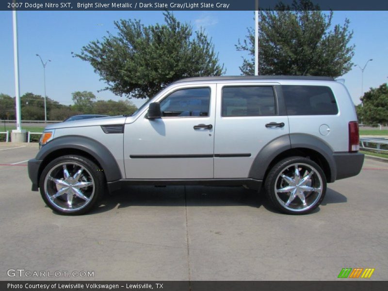 Bright Silver Metallic / Dark Slate Gray/Light Slate Gray 2007 Dodge Nitro SXT