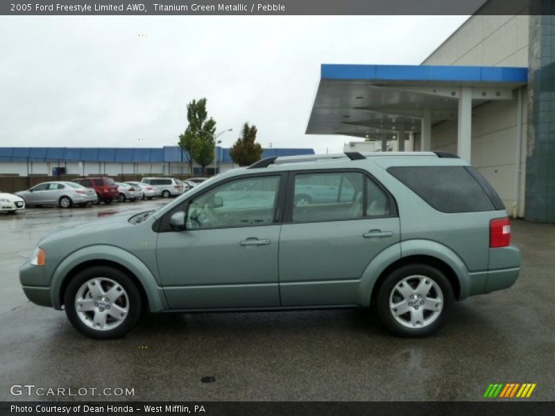 Titanium Green Metallic / Pebble 2005 Ford Freestyle Limited AWD