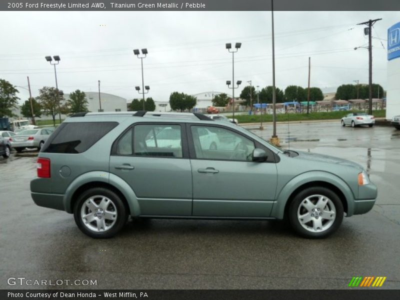 Titanium Green Metallic / Pebble 2005 Ford Freestyle Limited AWD
