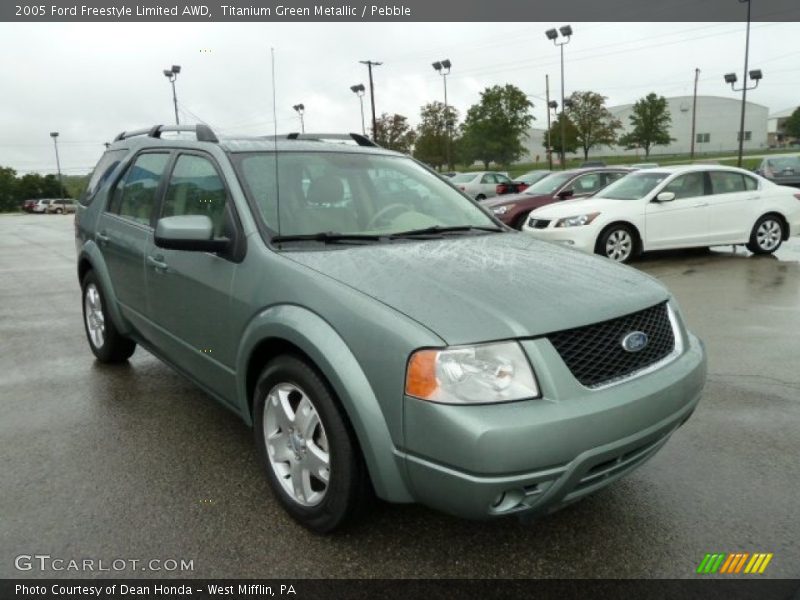 Titanium Green Metallic / Pebble 2005 Ford Freestyle Limited AWD