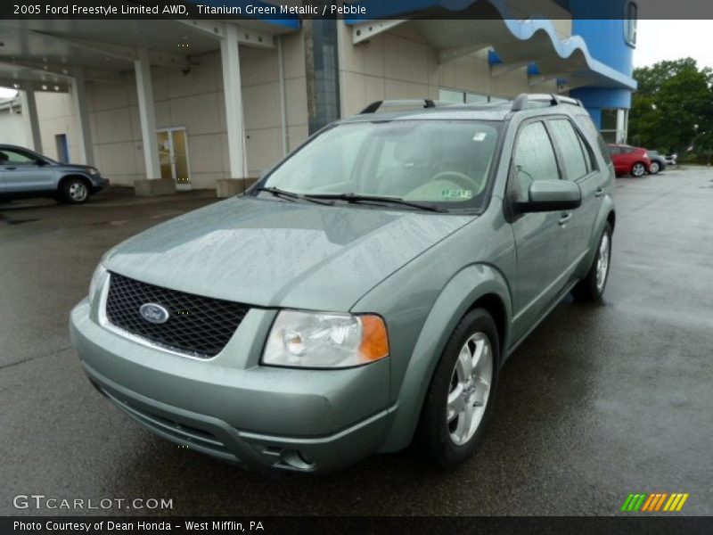 Titanium Green Metallic / Pebble 2005 Ford Freestyle Limited AWD