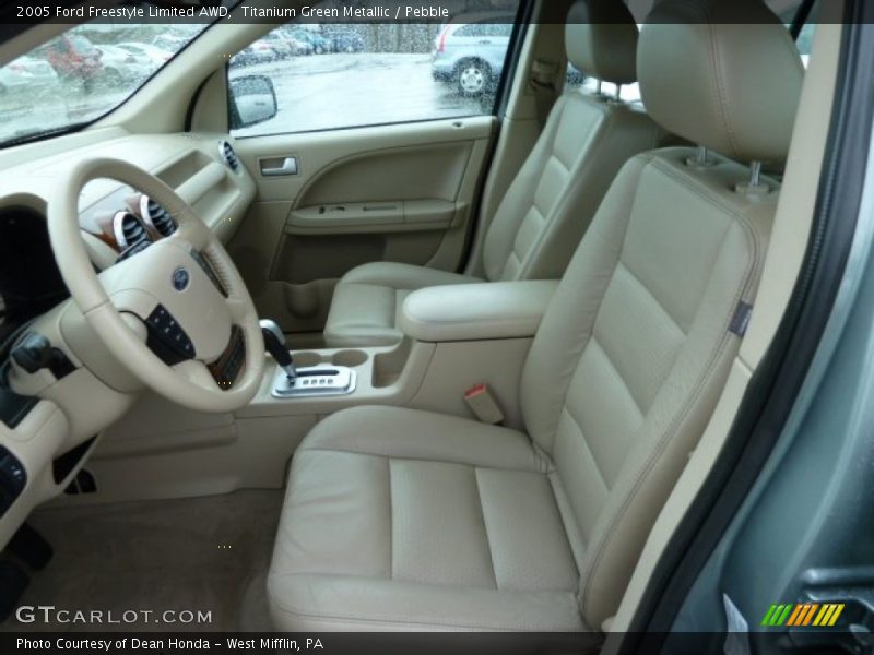 Titanium Green Metallic / Pebble 2005 Ford Freestyle Limited AWD