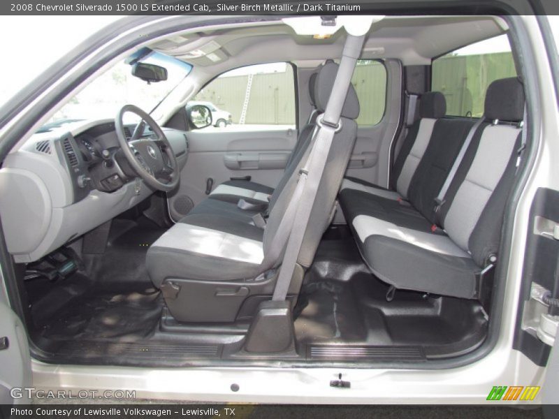 Silver Birch Metallic / Dark Titanium 2008 Chevrolet Silverado 1500 LS Extended Cab