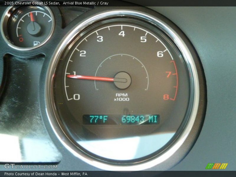 Arrival Blue Metallic / Gray 2005 Chevrolet Cobalt LS Sedan