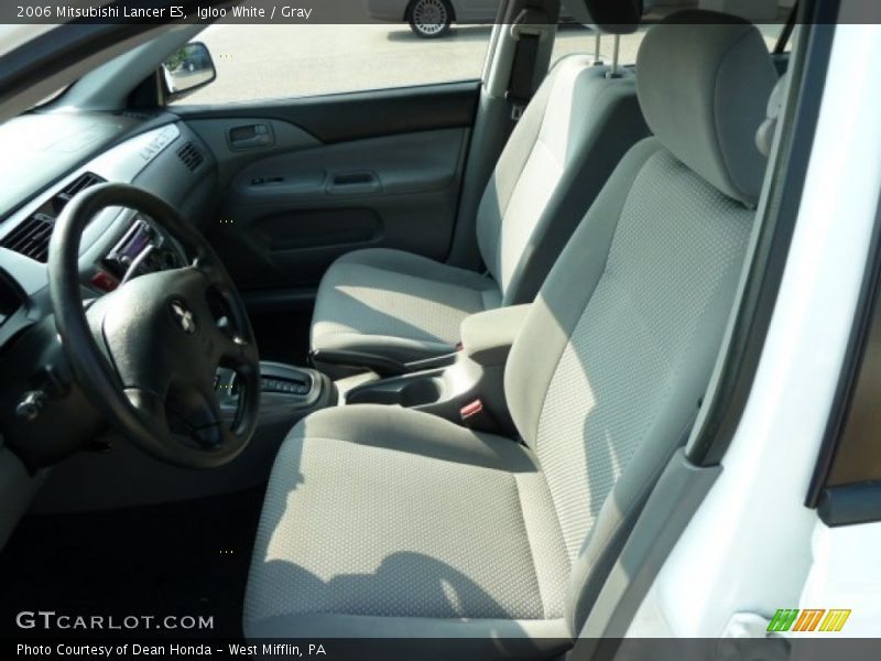 Igloo White / Gray 2006 Mitsubishi Lancer ES
