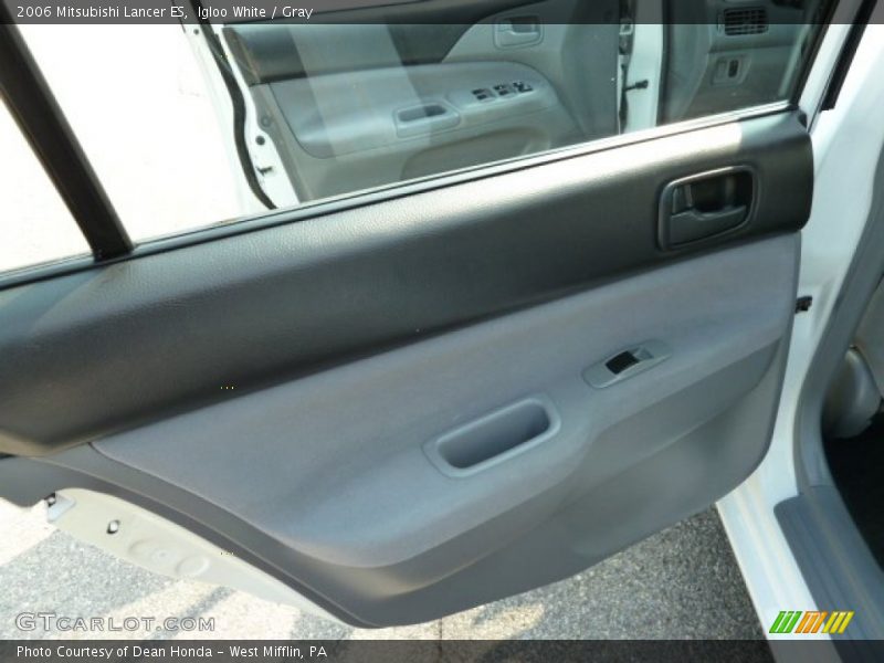Igloo White / Gray 2006 Mitsubishi Lancer ES