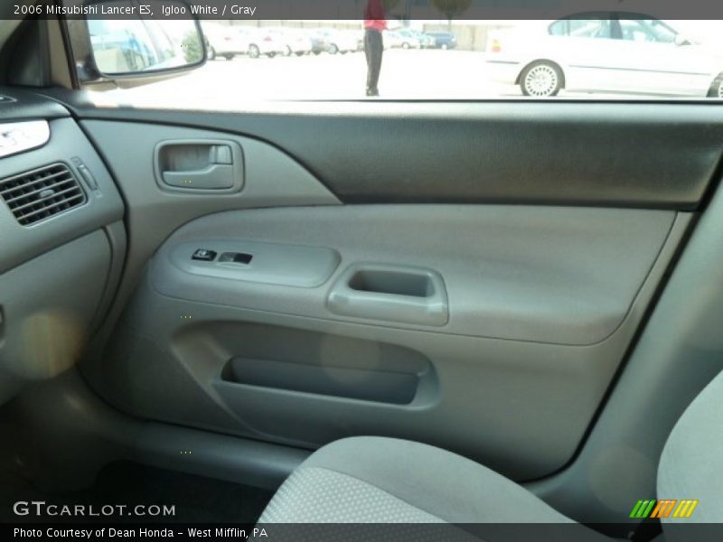 Igloo White / Gray 2006 Mitsubishi Lancer ES