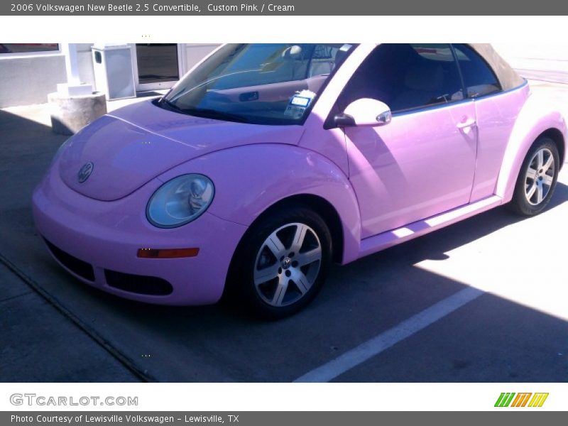  2006 New Beetle 2.5 Convertible Custom Pink