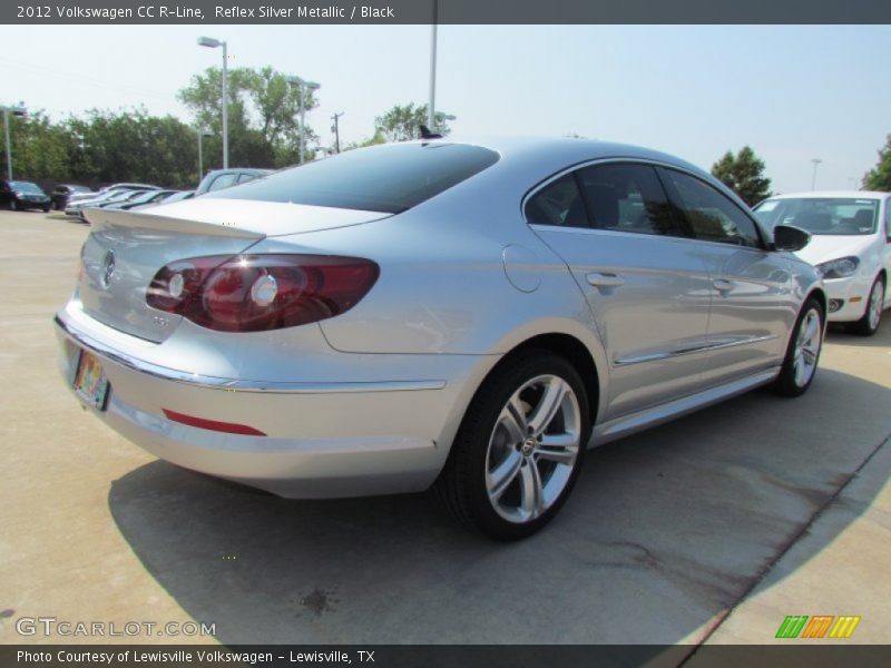 Reflex Silver Metallic / Black 2012 Volkswagen CC R-Line