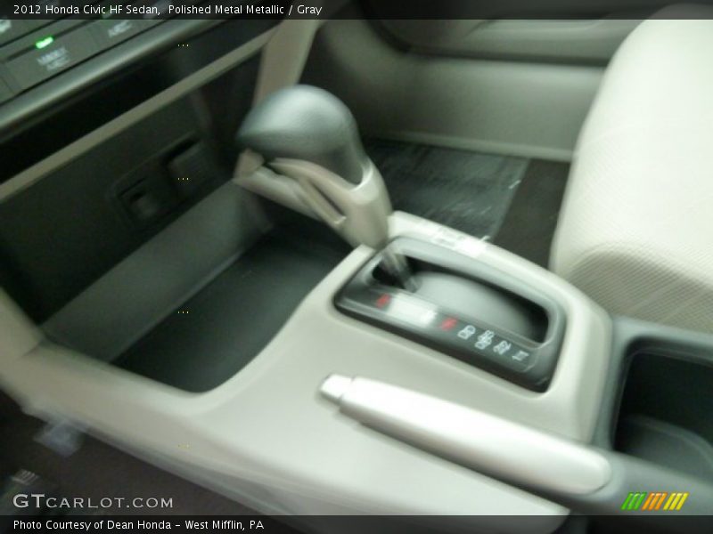 Polished Metal Metallic / Gray 2012 Honda Civic HF Sedan
