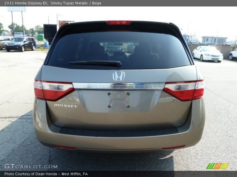 Smoky Topaz Metallic / Beige 2011 Honda Odyssey EX