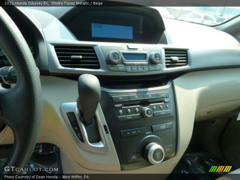 Smoky Topaz Metallic / Beige 2011 Honda Odyssey EX