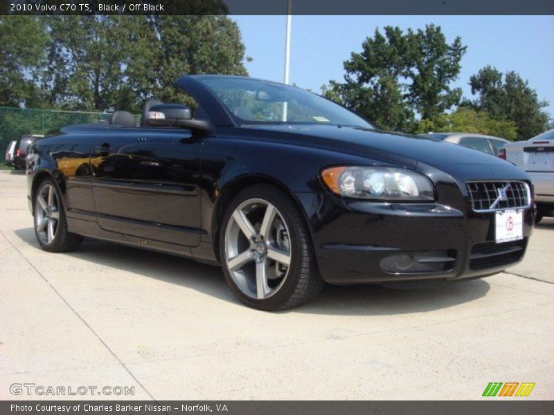 Black / Off Black 2010 Volvo C70 T5